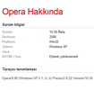 Opera'da User Agent Switcher Kullanımı