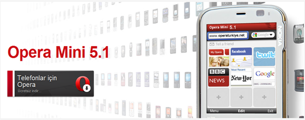 Tek Tarayıcı, 3000 Telefon: Opera Mini 5.1 Hazır!