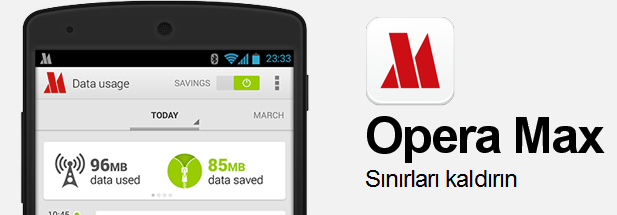 Opera Max için Teste Çıkıyoruz…